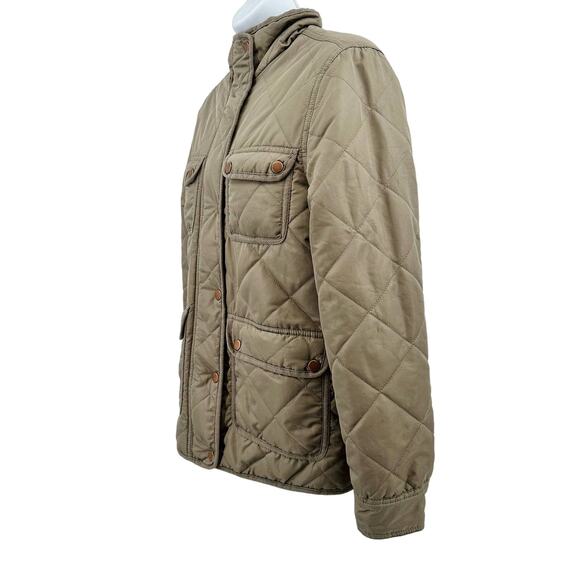 Altar’d State Jacket Fleece Lined Women’s Small Fleece Puffer Coat Green Zip-Up - Picture 7 of 12